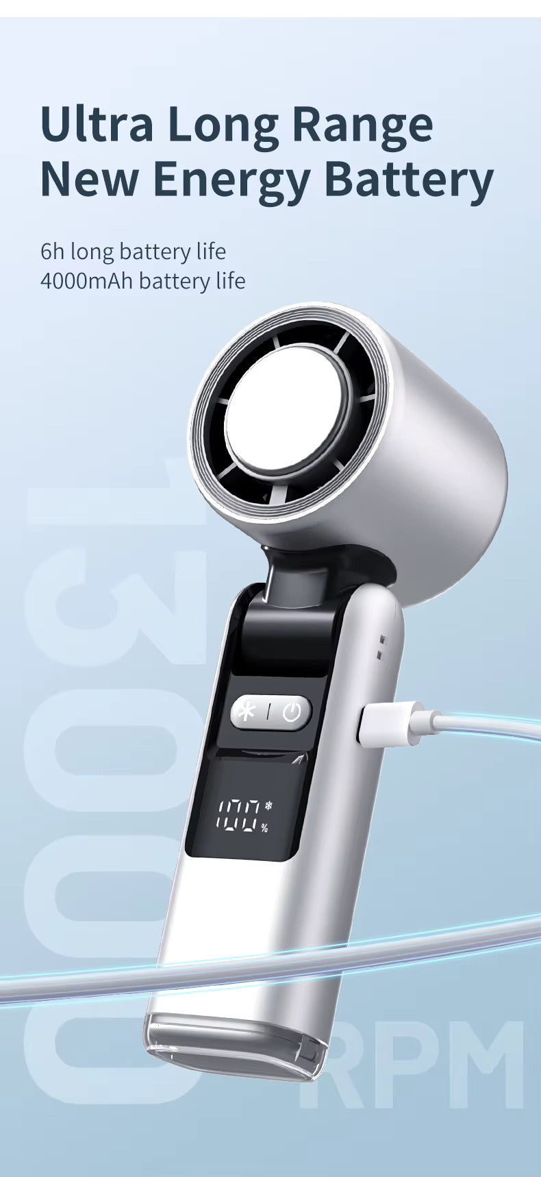 Portable Handheld Turbo Fan